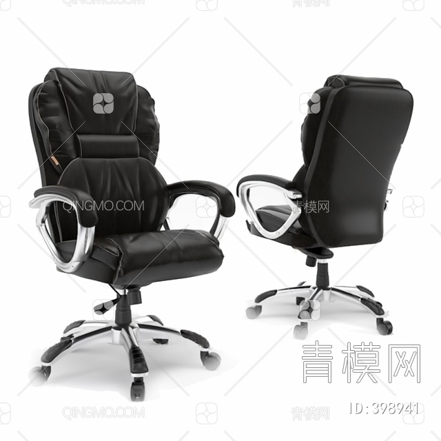 办公椅3D模型下载【ID:398941】