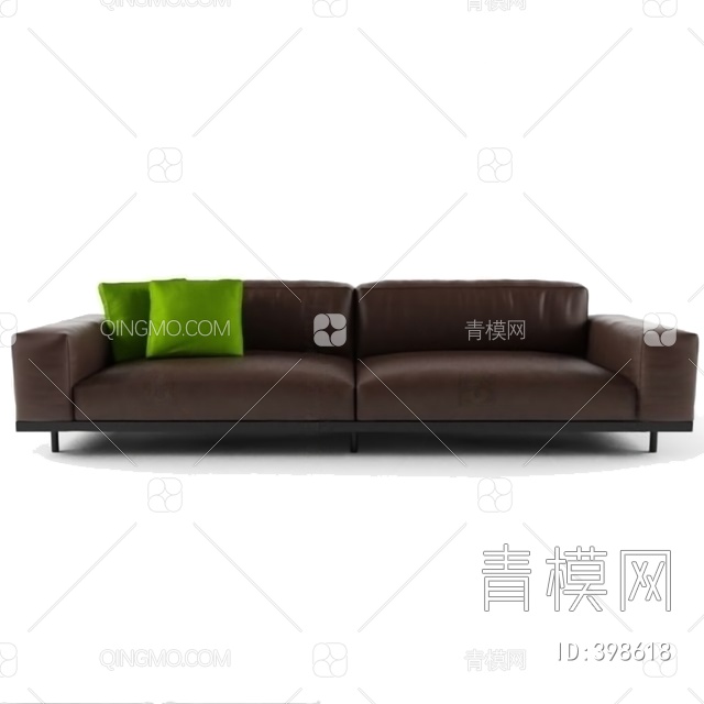 双人沙发3D模型下载【ID:398618】