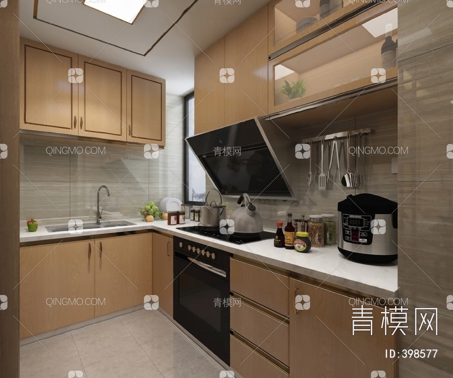 厨房3D模型下载【ID:398577】