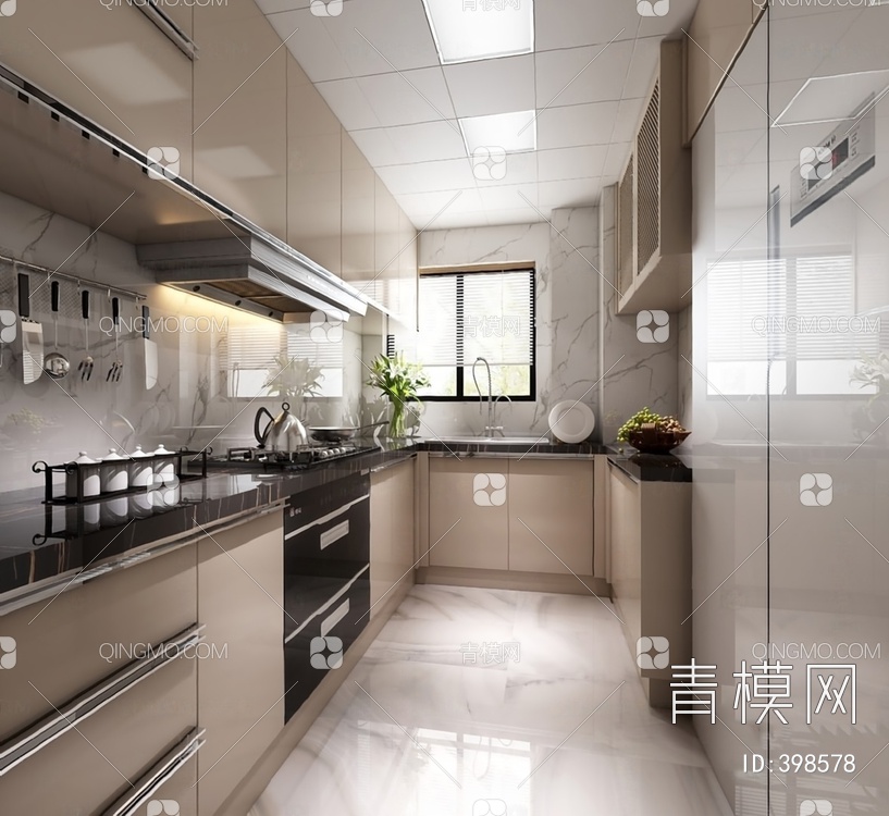 厨房3D模型下载【ID:398578】