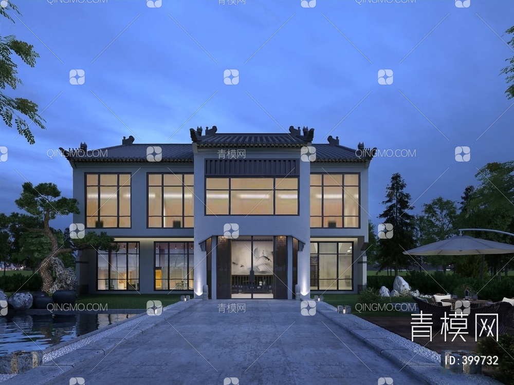 建筑3D模型下载【ID:399732】