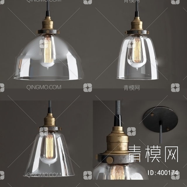 吊灯3D模型下载【ID:400174】