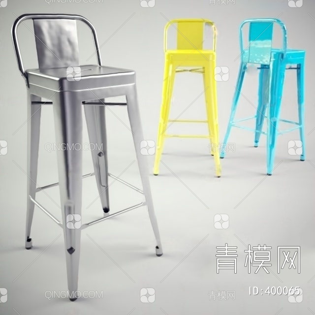 吧椅3D模型下载【ID:400065】