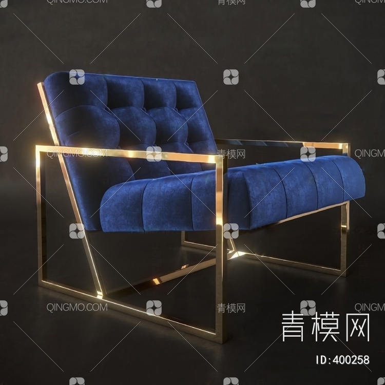 沙发椅3D模型下载【ID:400258】