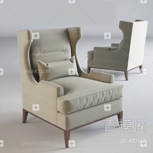 沙发椅3D模型下载【ID:400117】