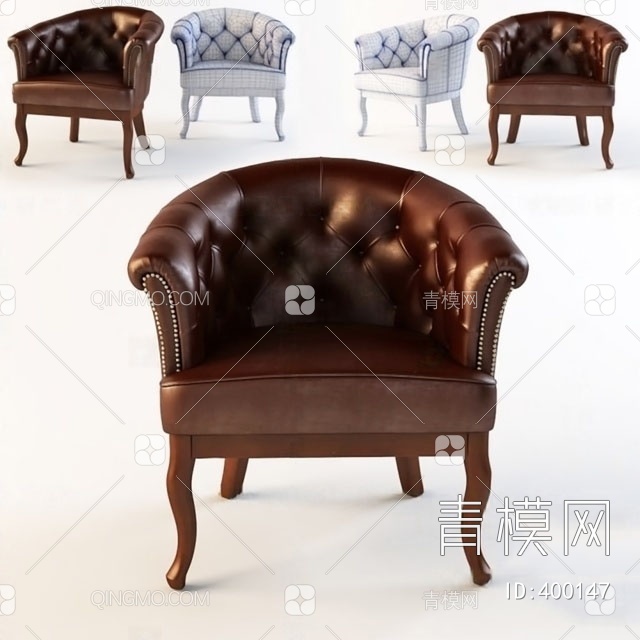 沙发椅3D模型下载【ID:400147】