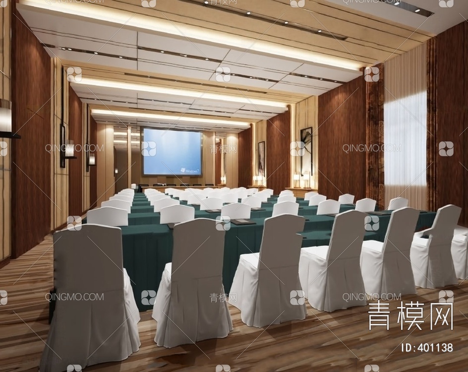 会议厅3D模型下载【ID:401138】