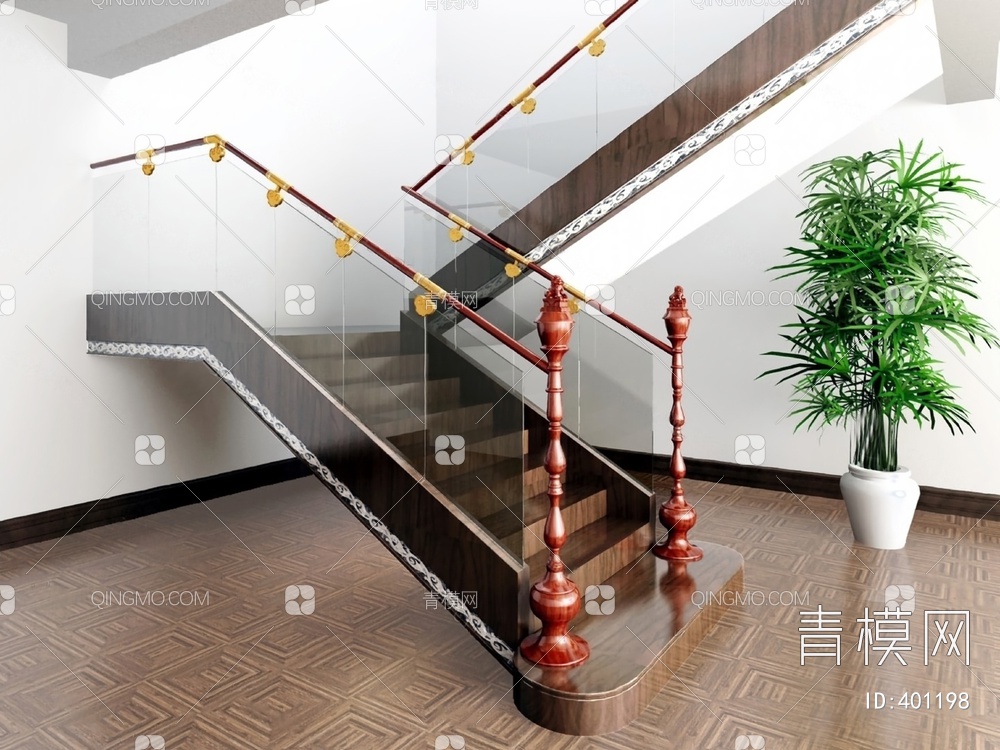 楼梯3D模型下载【ID:401198】