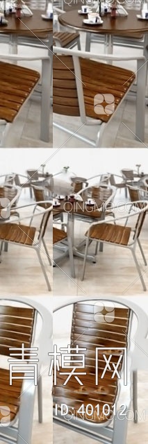餐桌椅3D模型下载【ID:401012】