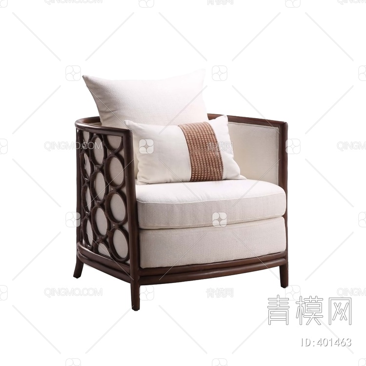 沙发椅3D模型下载【ID:401463】