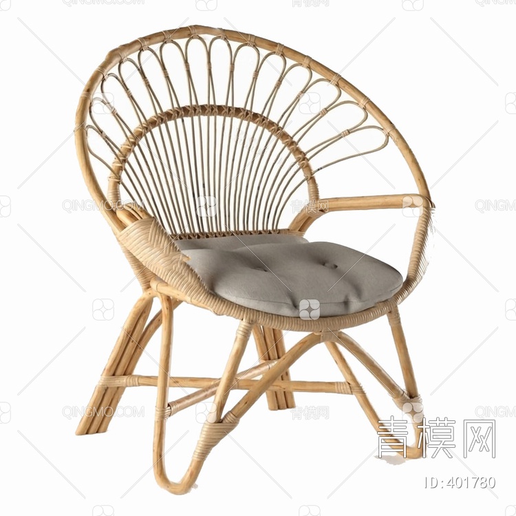 休闲椅3D模型下载【ID:401780】