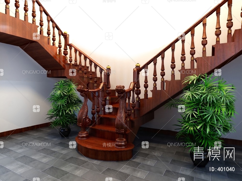 楼梯3D模型下载【ID:401040】