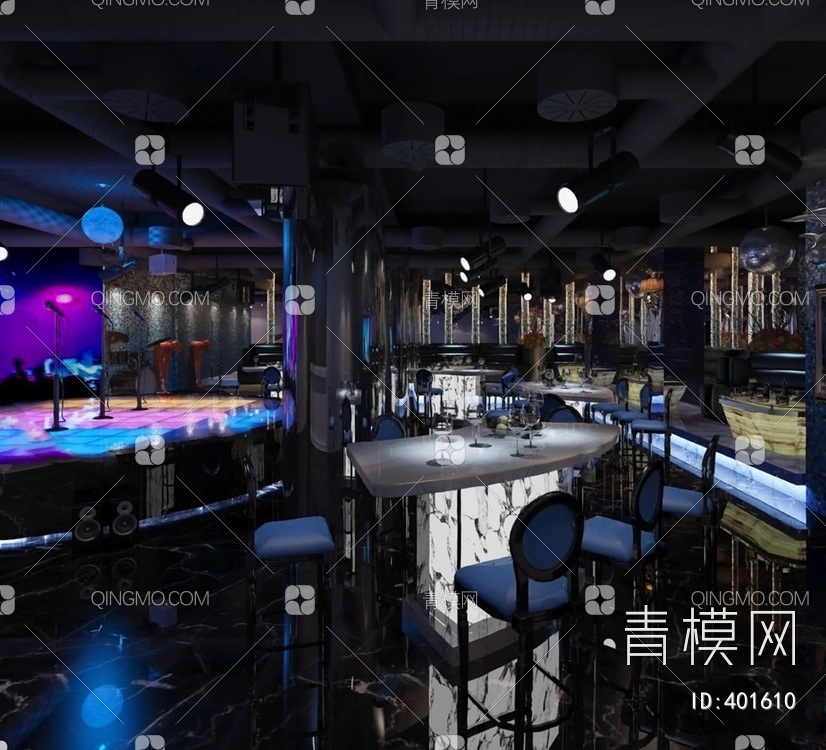 酒吧3D模型下载【ID:401610】