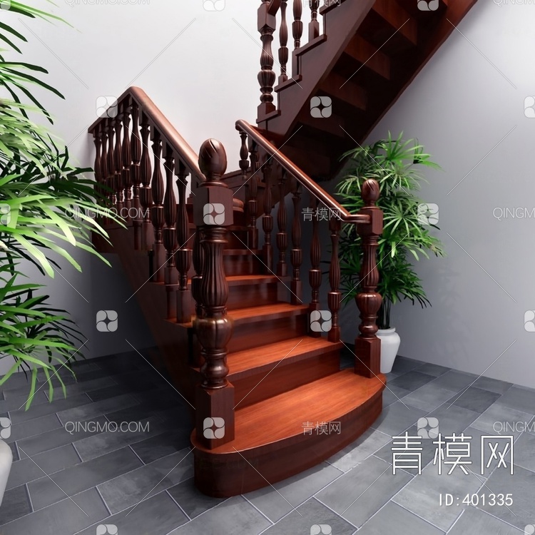 楼梯3D模型下载【ID:401335】