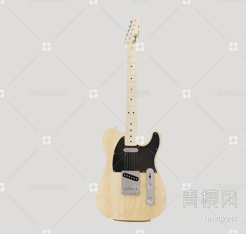 吉他3D模型下载【ID:402244】