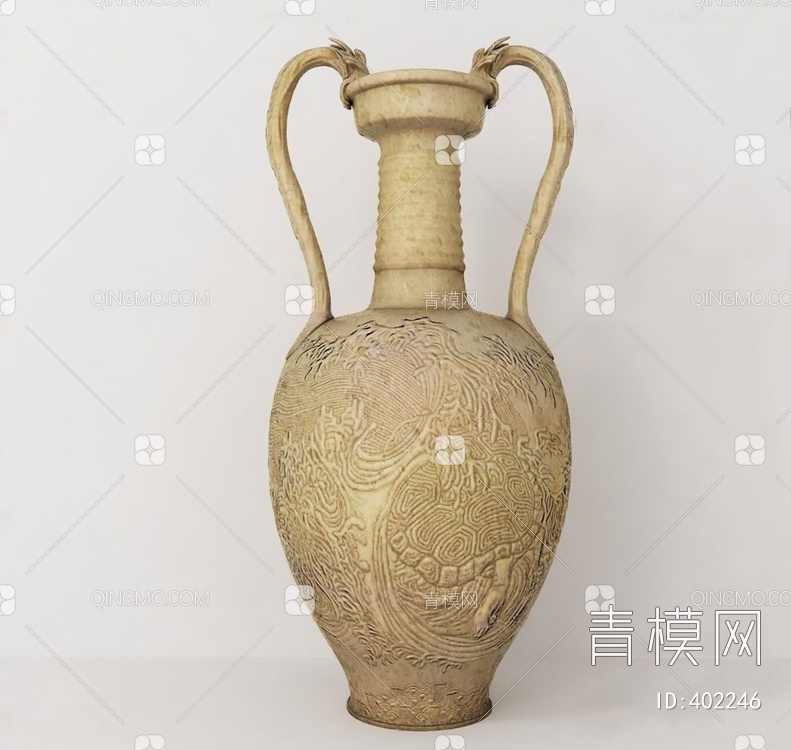 陶瓷花瓶3D模型下载【ID:402246】