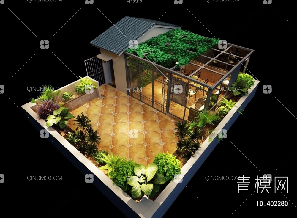 花园3D模型下载【ID:402280】