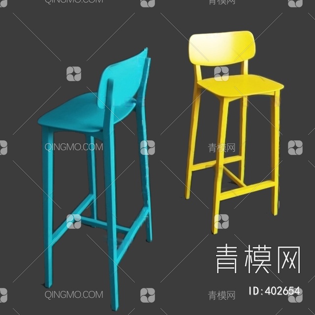 吧椅3D模型下载【ID:402654】