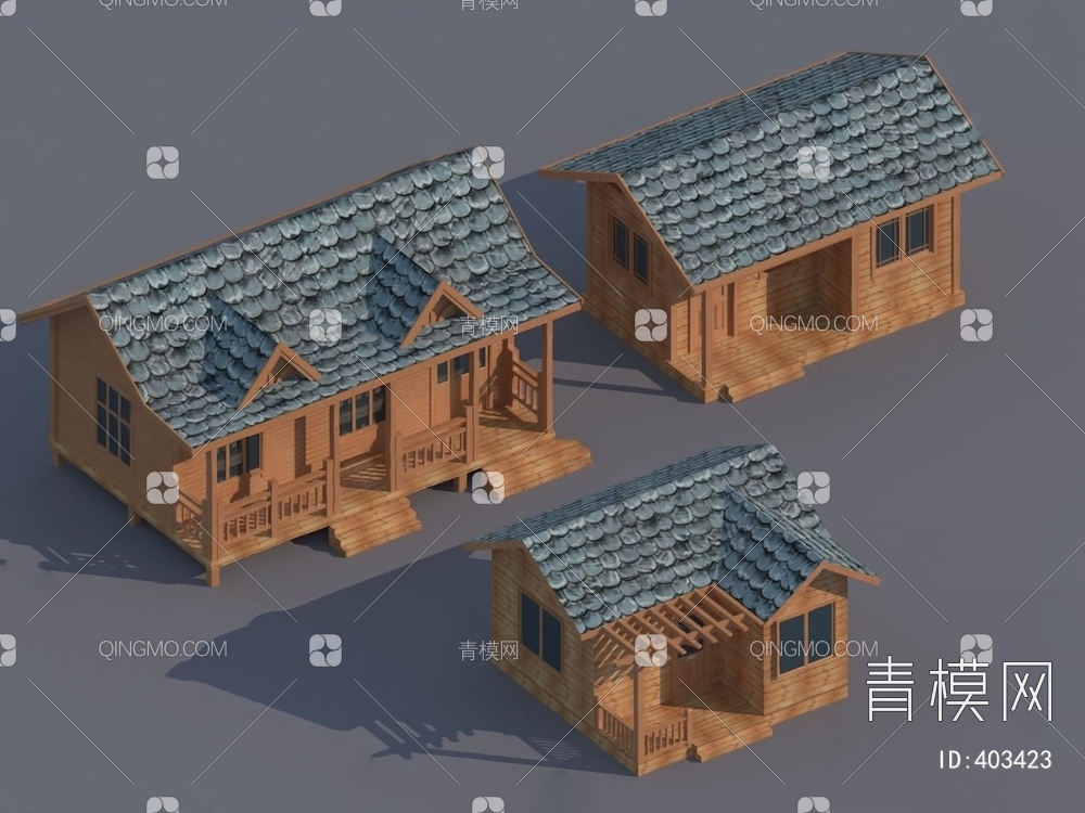 木屋3D模型下载【ID:403423】