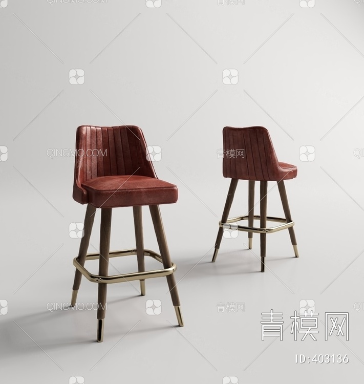 吧椅3D模型下载【ID:403136】