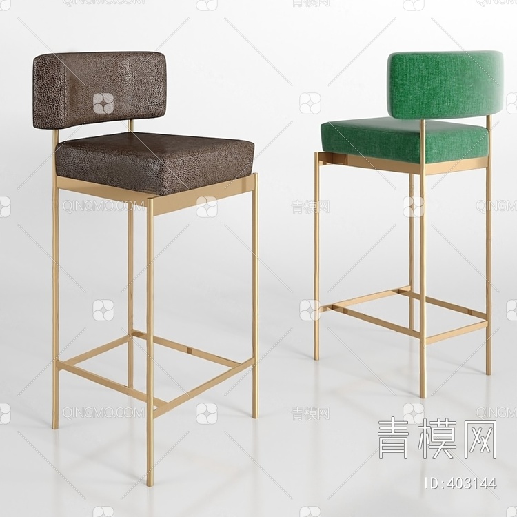 吧椅3D模型下载【ID:403144】