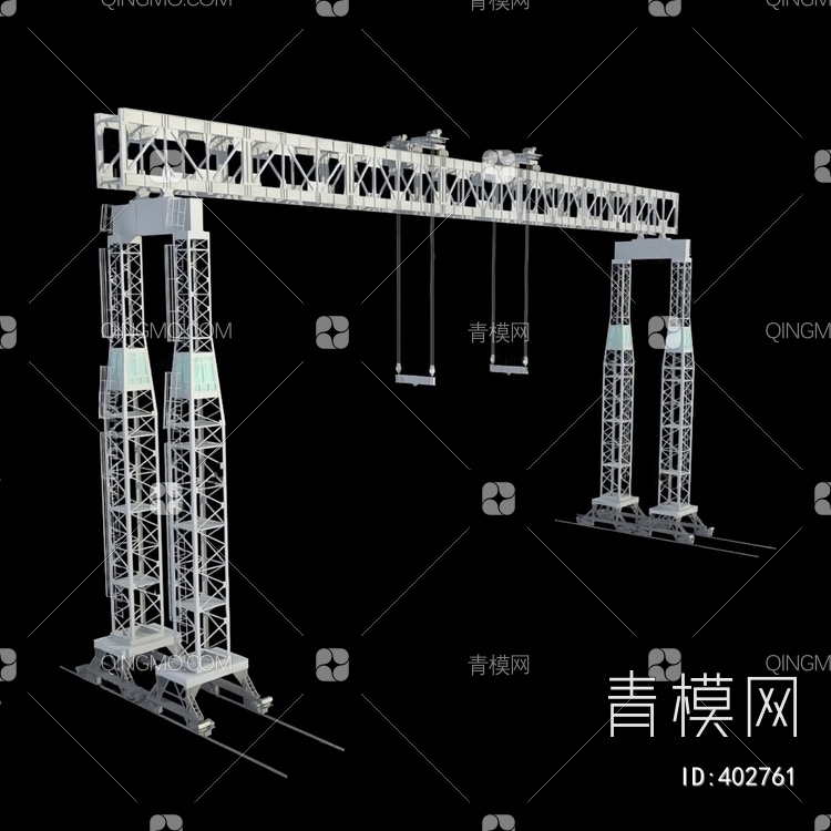 塔吊3D模型下载【ID:402761】