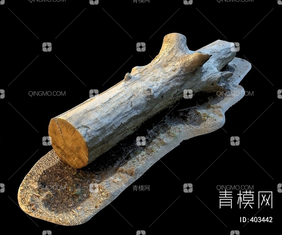 木头3D模型下载【ID:403442】