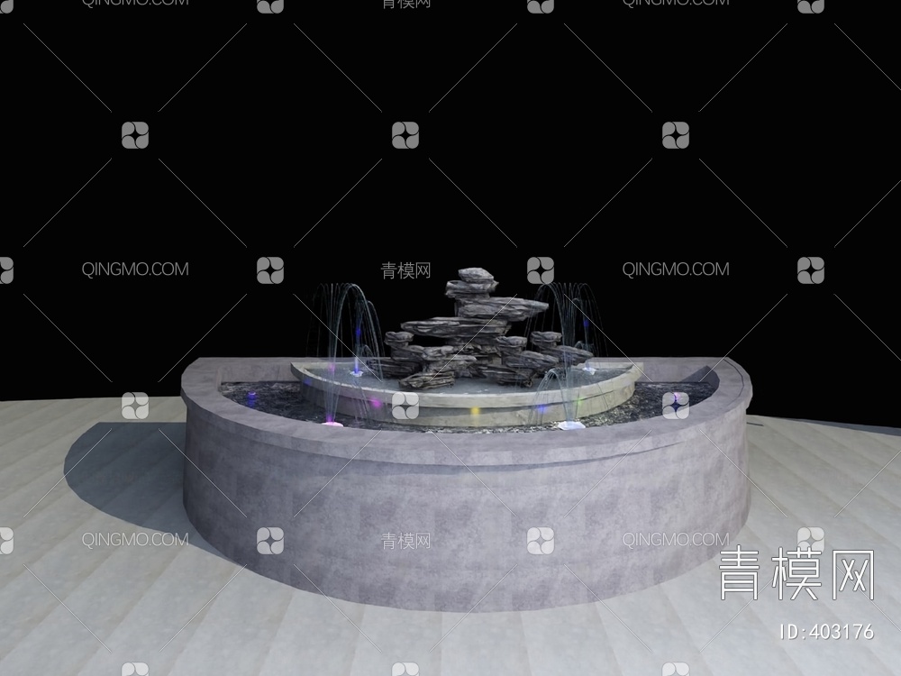喷泉3D模型下载【ID:403176】