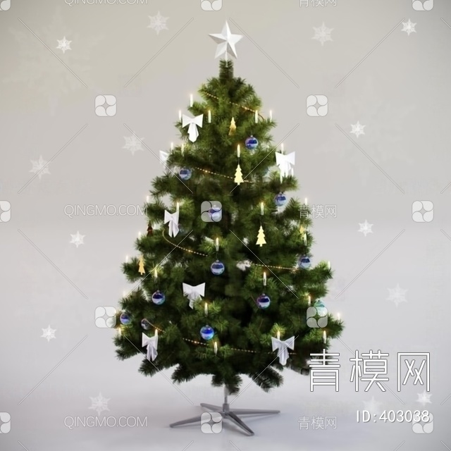 圣诞树3D模型下载【ID:403038】