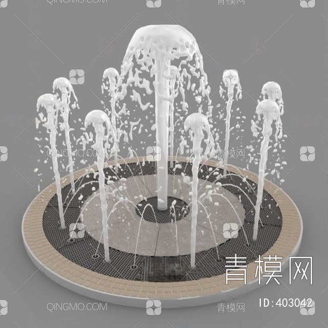 喷泉3D模型下载【ID:403042】