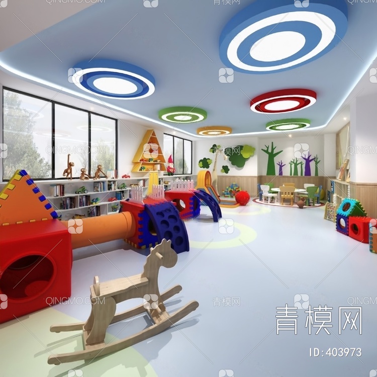 幼儿园3D模型下载【ID:403973】