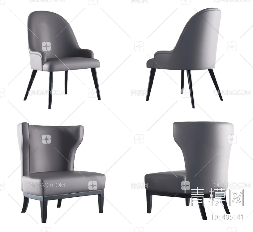 沙发椅3D模型下载【ID:405141】