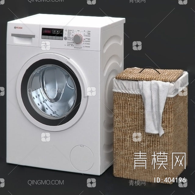 洗衣机3D模型下载【ID:404196】