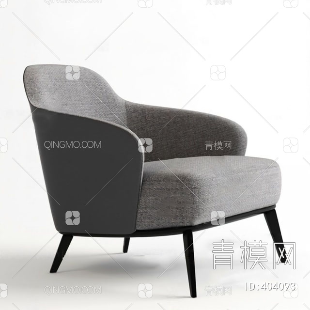 沙发椅3D模型下载【ID:404093】