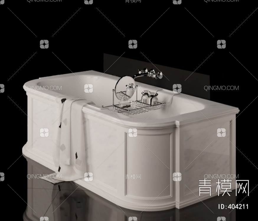 浴缸3D模型下载【ID:404211】