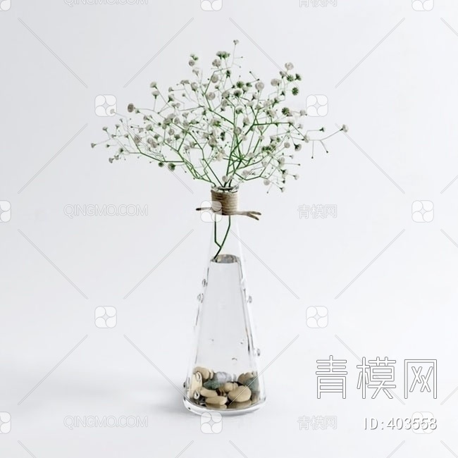 花瓶3D模型下载【ID:403558】