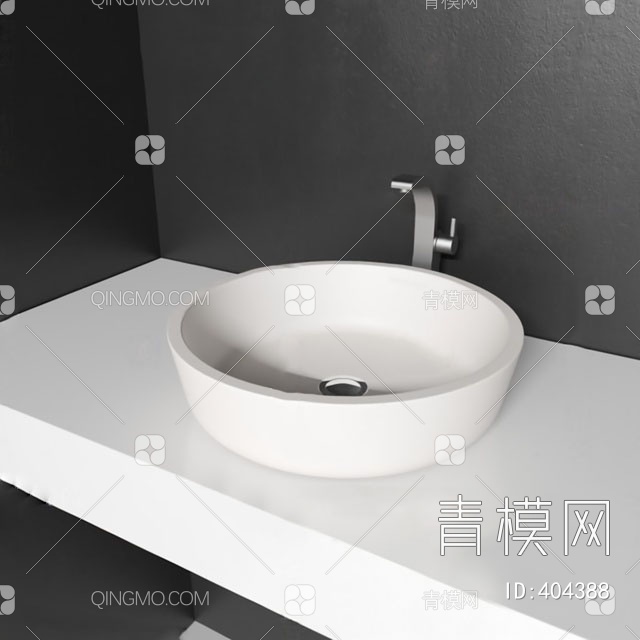 洗手盆3D模型下载【ID:404388】