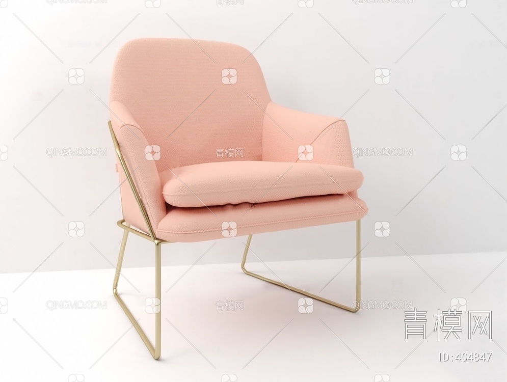 沙发椅3D模型下载【ID:404847】