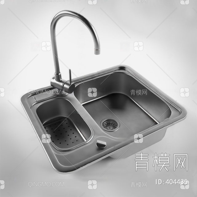 洗菜盆3D模型下载【ID:404435】