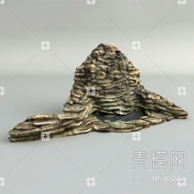 流水小景3D模型下载【ID:403661】