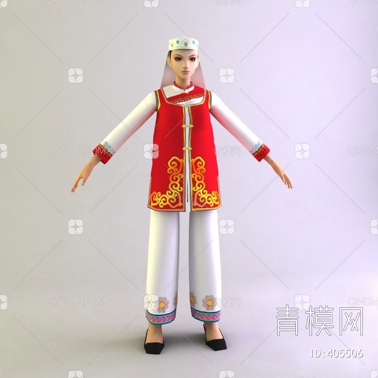 女人3D模型下载【ID:405506】