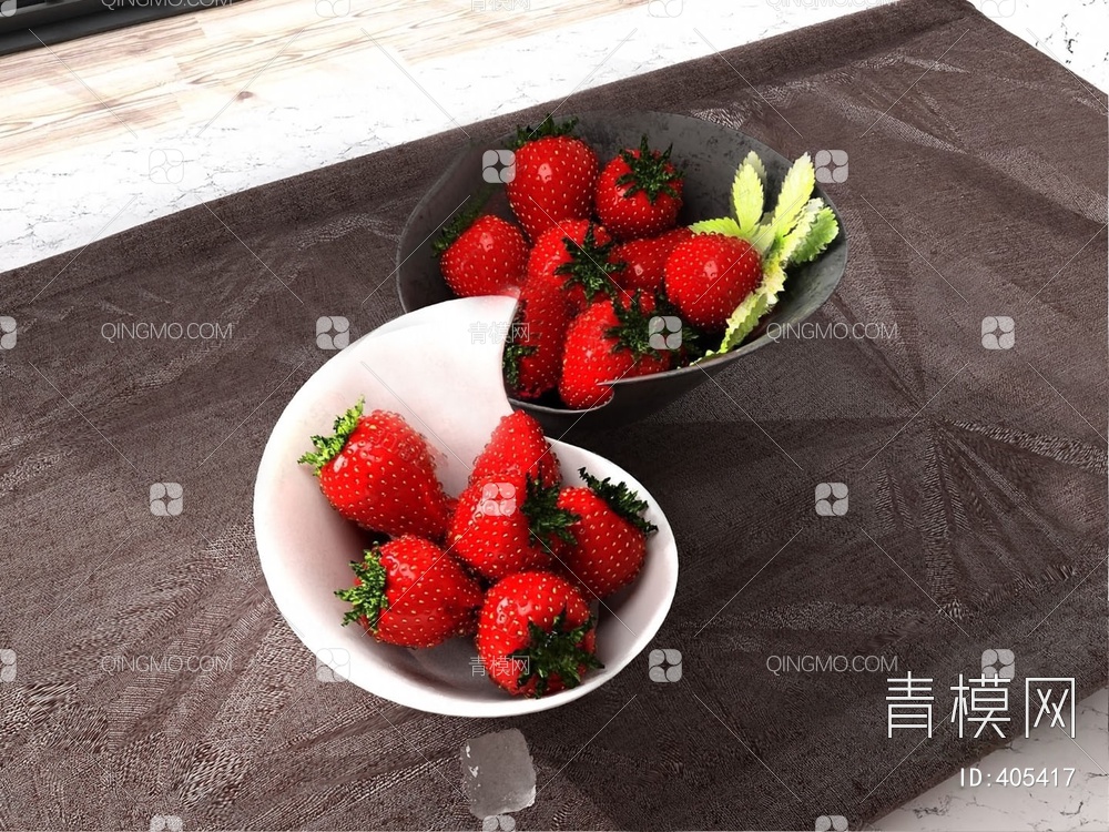 草莓3D模型下载【ID:405417】