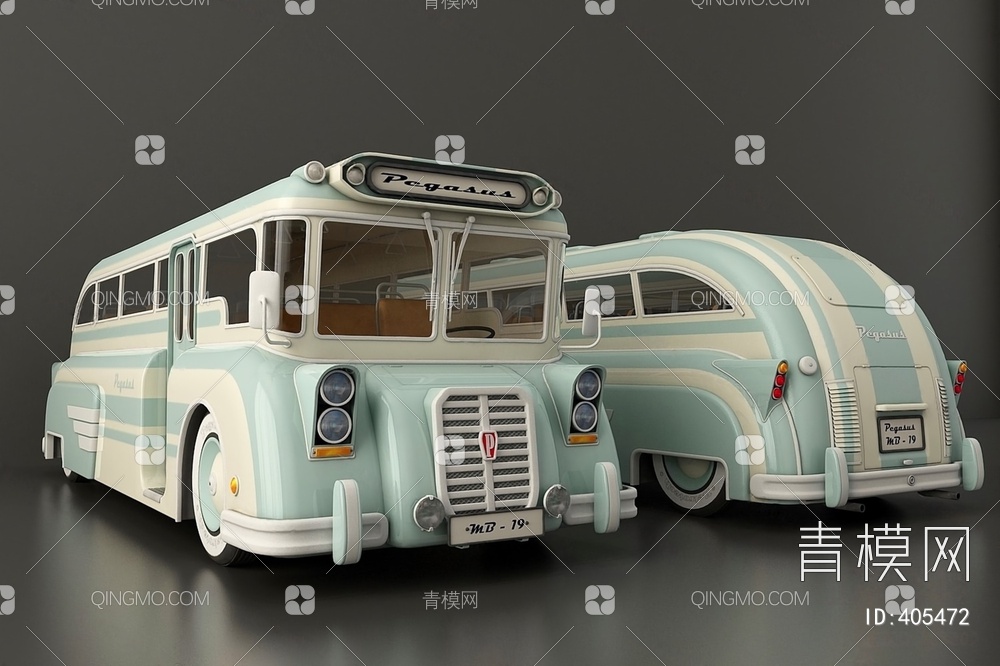 巴士3D模型下载【ID:405472】