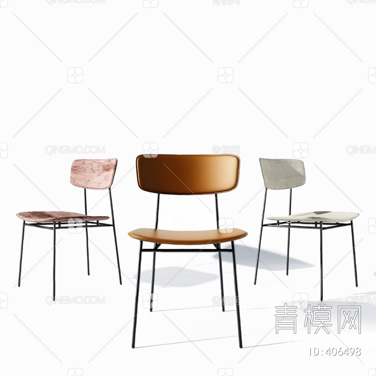 餐椅3D模型下载【ID:406498】