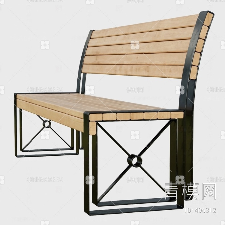 户外椅3D模型下载【ID:406312】