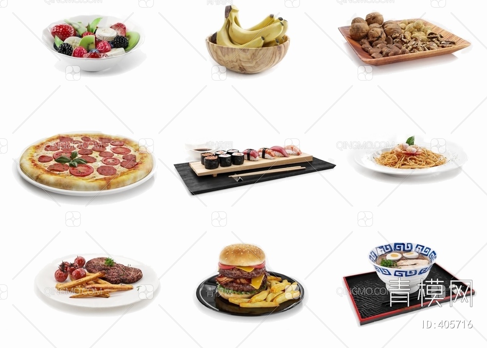 食物3D模型下载【ID:405716】