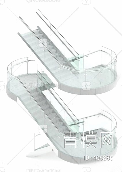 旋转楼梯3D模型下载【ID:405885】