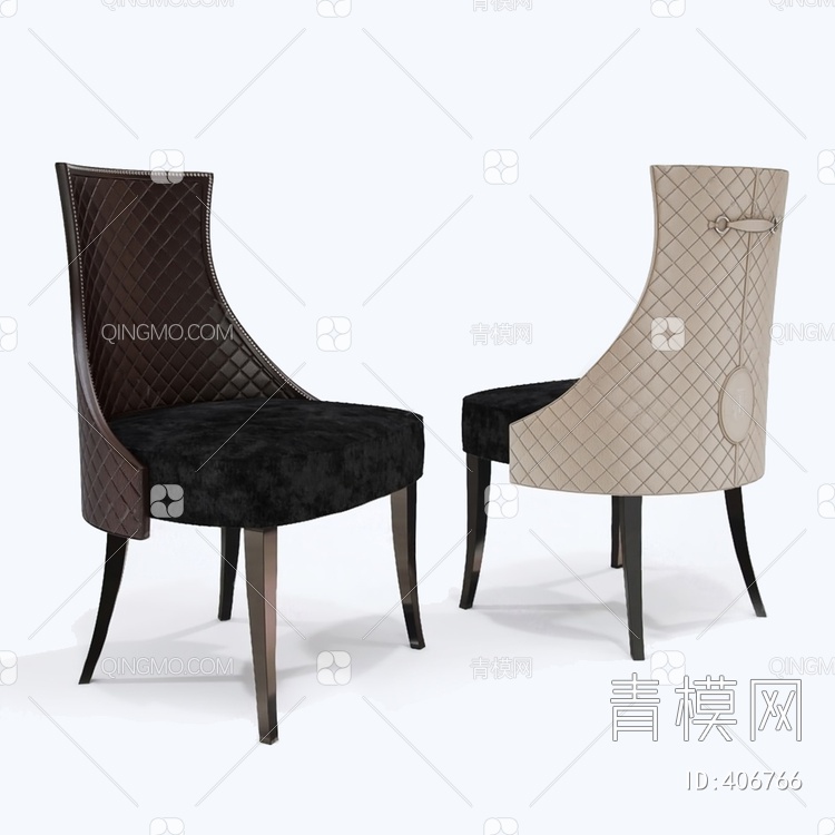 餐椅3D模型下载【ID:406766】