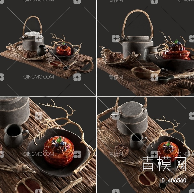 食物3D模型下载【ID:406560】