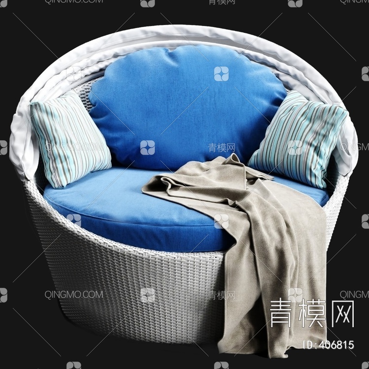 懒人沙发3D模型下载【ID:406815】